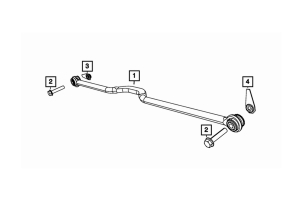 Mopar Rear Track Bar - JT 