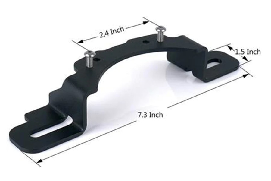 Oracle Lighting LED Fog Light Adapter Brackets for Factory Steel Bumper - JK/JL/JT