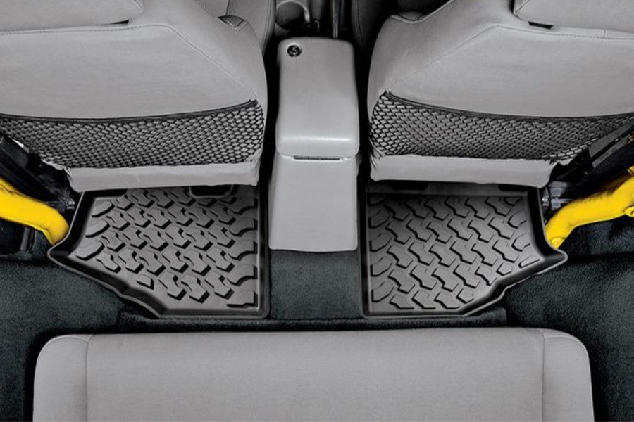 Jeep TJ Bestop Black Floor Mats Rear Pair Jeep Rubicon 20032006 5151001Northridge4x4