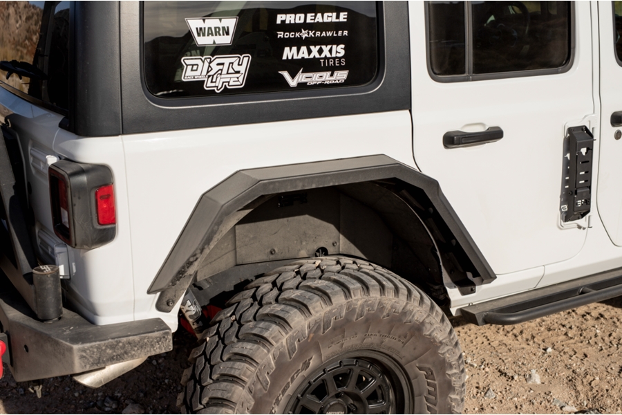 Body Armor Rear Fender Flares - JL  