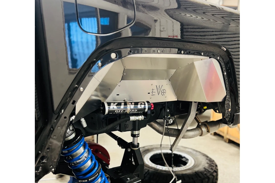 Evo Manufacturing Rear Aluminum Inner Fenders - Bare - JT