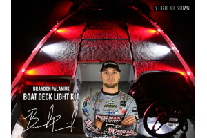 Rigid Industries A-Series Boat Deck Light Kit Cool White/Red
