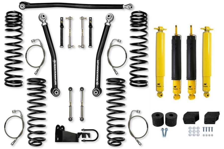 Rock Krawler 3.5in Flex System Lift Kit w/Shock Options  - JK 2DR