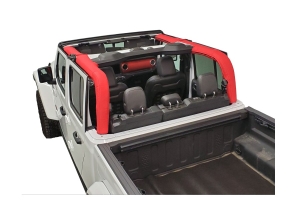 Dirty Dog 4x4 Roll Bar Cover - Red - JT w/ Softtop