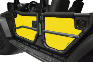 Dirty Dog 4x4 Rugged Ridge Tube Door Screens Yellow - JK 4dr