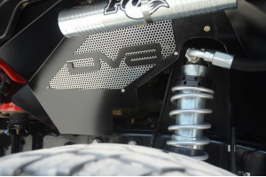 DV8 Offroad Aluminum Front Inner Fenders Black  - JK