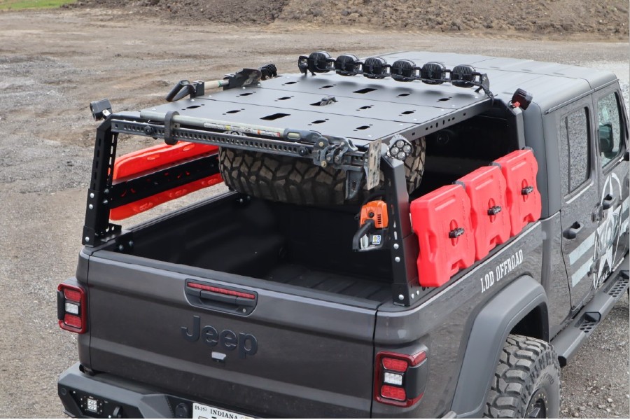 LOD Black Ops Bed Rack - Black  - JT 