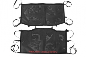 Rough Country Mesh Bikini Top Plus - Black - JT 4WD