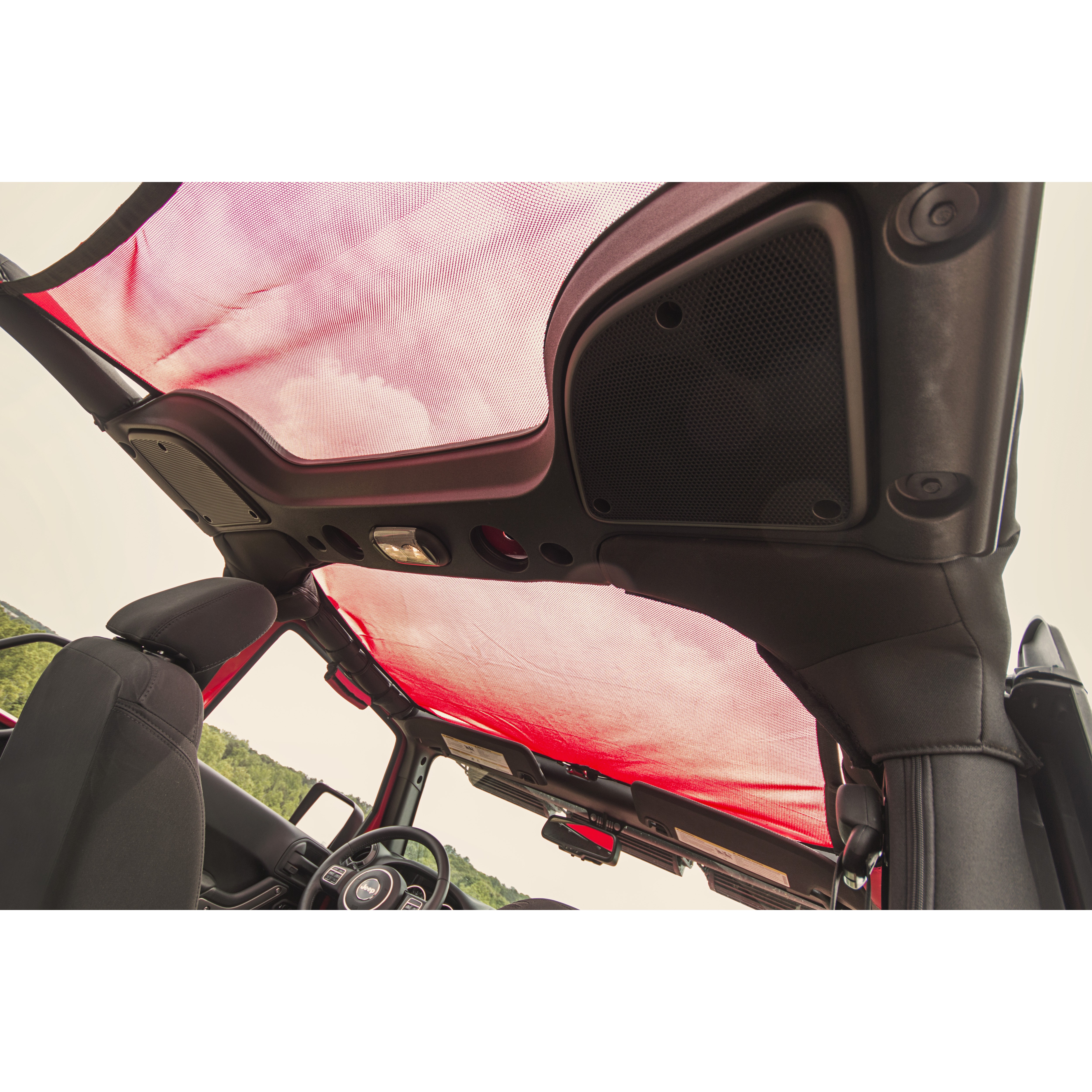 Rugged Ridge Eclipse Sun Shade Red - JK 2DR