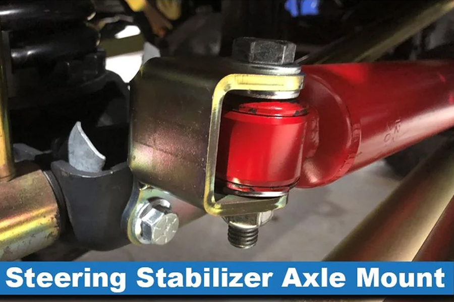 MetalCloak Steering Stabilizer - Axle Side Mount  - JT/JL