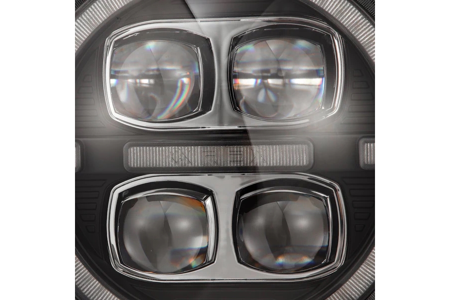AlphaRex NOVA-Series LED Projector Headlights - Black - JT/JL