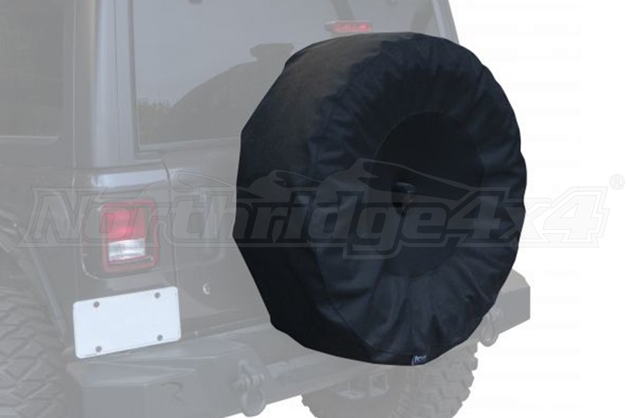 Rampage 33in 35in Spare Tire Cover with Camera Slot Black
