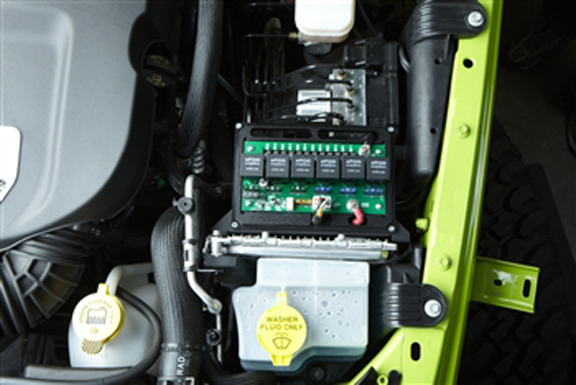 SPOD 6 Switch System W/ Double LED Light Contura Rocker Switches & Source System Amber - JK