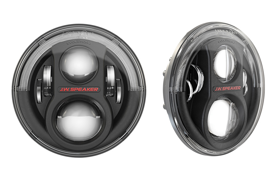 JW Speaker 8700 Evolution J2, Black Bezel Headlight Kit - JT/JL/JK