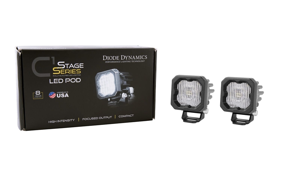 Diode Dynamics SSC1 Fog LED Pods - White ABL