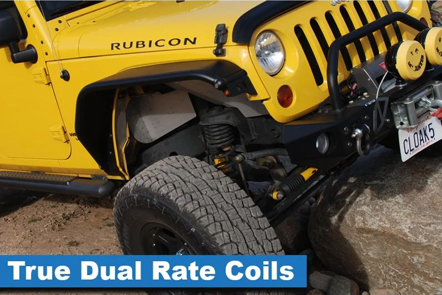 MetalCloak 3.5 4Dr/2 Dr 4.5in Front Dual Rate Coil Springs - JK/JL 392