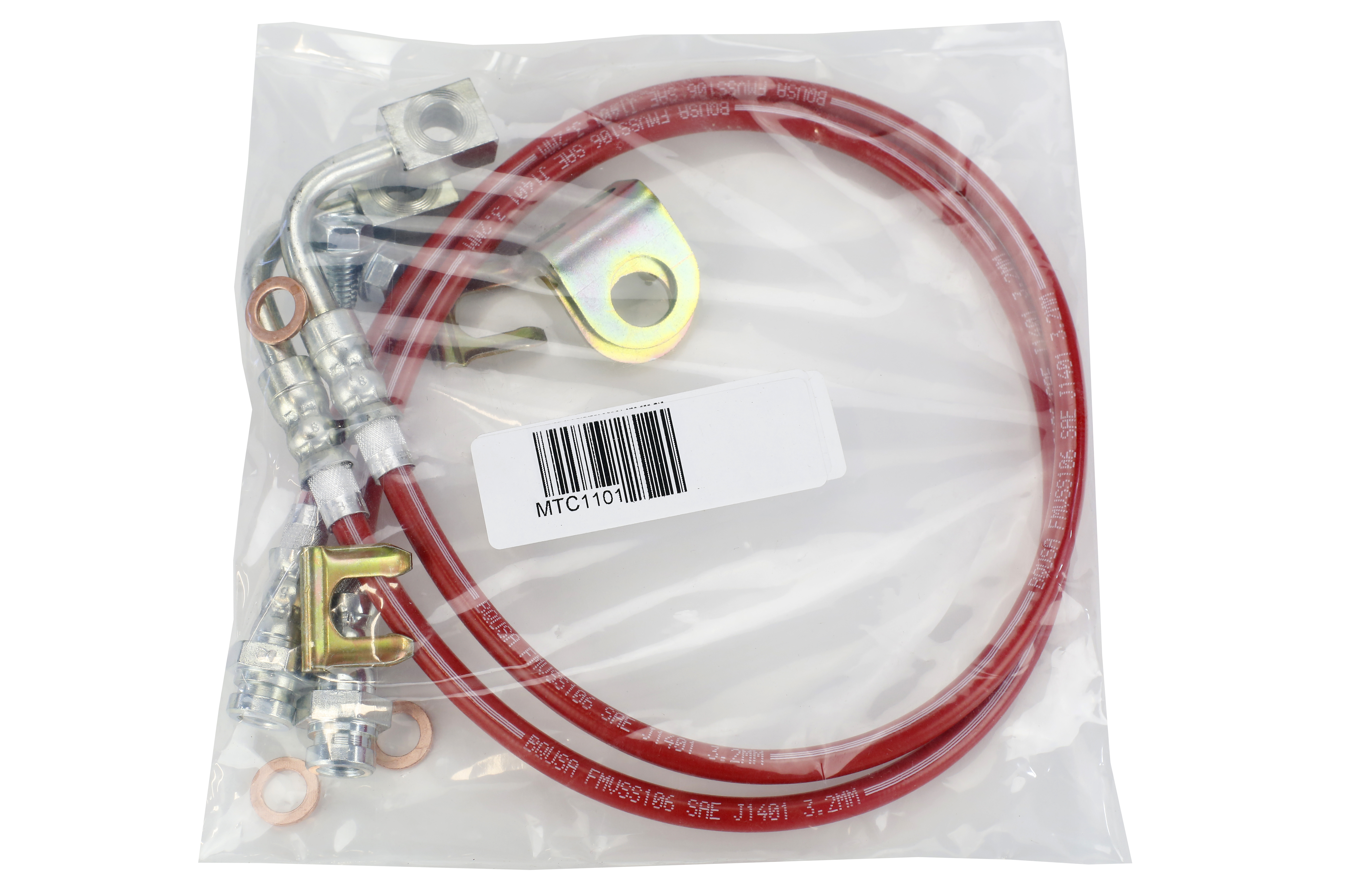 Metal Cloak Extended Replacement Brake Lines - JK