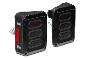 DV8 Offroad Octagon LED Tail Light - Pair - JK