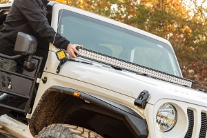 Aries Windshield Light Bar & Brackets - JT/JL