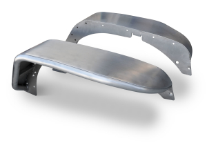 Posion Spyder Crusher Fender Flares Standard Width Aluminum Front - JK