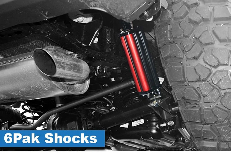 MetalCloak 15in 6Pak Shock - Rear  - JL