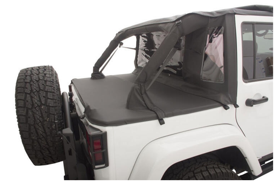 Rampage Trailview Tonneau Top w/ Fold-Back Sunroof  - JK 4Dr