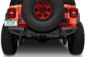 Bestop Granite Series Rear Bumper - Matte Black - JL