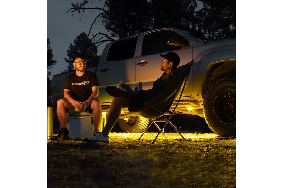KC HiLiTES Cyclone V2 LED Single Light - Amber Lens 