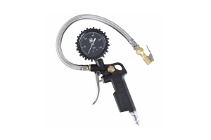 Bulldog Winch Inflator Pistol Grip with 0-150psi Dial Gauge 
