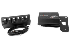 sPOD 6 Switch System with Dual Lit LED Switches Red - JK 2009+