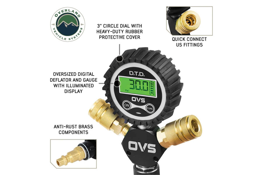 Overland Vehicle Systems Quick Flate 2 Way Tire Inflate/Deflate System