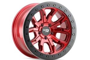 Dirty Life DT-1 9303 Series Crimson Wheel 17x9 5x5 12mm Offset Candy Red - JT/JL/JK