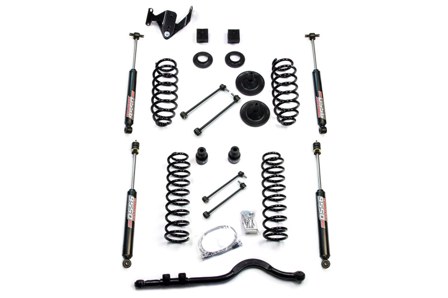 Teraflex 3in Coil Spring Base Lift Kit w/ Front Track Bar & 9550 VSS Twin-Tube Shocks ( Part Number: 1251220)