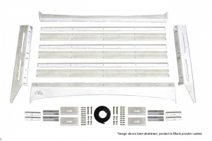 EVO Manufacturing Half Cab Roof Rack, Aluminum - Black - JT