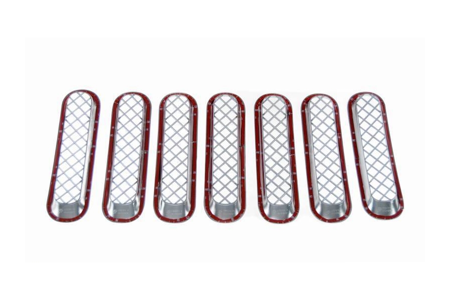 Black Horse Off Road D Overlay Grille Guard Kit, Black  - JK