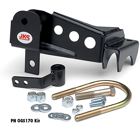 JKS Track Bar Relocation Bracket Rear 2-6in Lift - JK