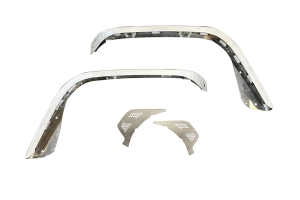 Motobilt Aluminum Front Fender Flares - Bare - JT/JL