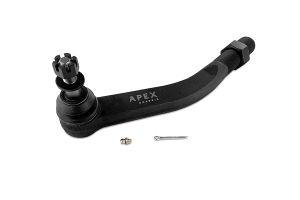 Apex Chassis 2.5 Ton Drag Link Kit, No Flip - Black Aluminum - JT/JL 