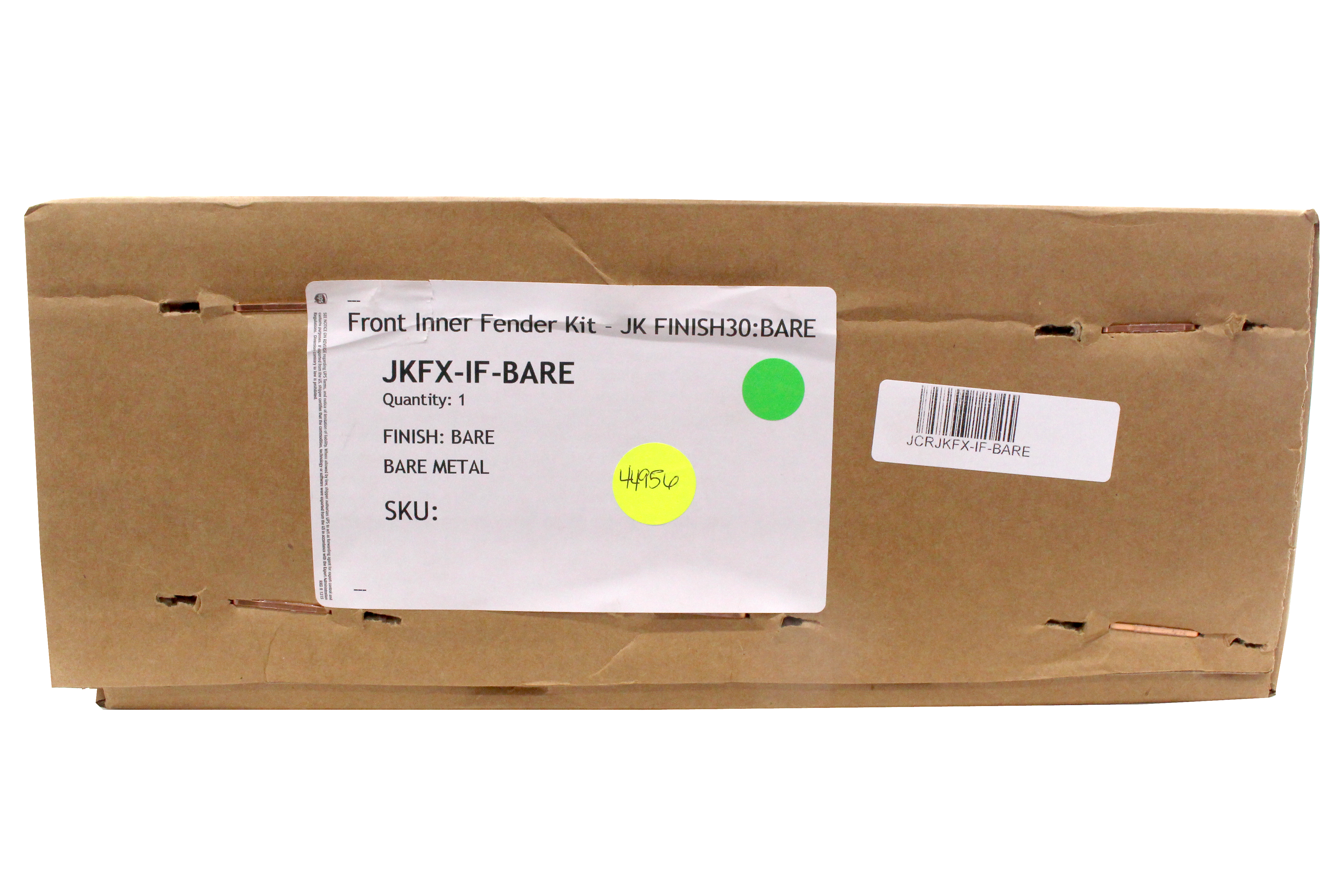 JCR Offroad Front Inner Fender Kit Bare - JK