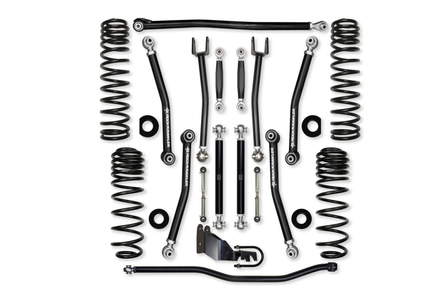 Rock Krawler 3.5in X Factor No Limits Mid Arm  Lift Kit  ( Part Number: JL35NL-4XE)