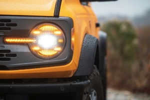 Morimoto XB LED Headlights  - Pair  Amber Daytime Running Lights - Bronco 2021+