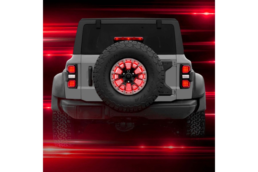 XK Glow 5th Wheel Light w/ Brake Reverse and Turn Signal Lights - JL/JK/TJ