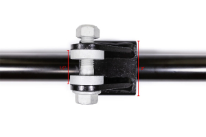 Steer Smarts Yeti XD Double Shear Hydro Assist 6-Bolt Tie Rod Clamp 1 5/8in - JT/JL/JK