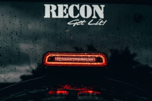 RECON Ultra High 3rd Brake Light Kit - Clear - JL