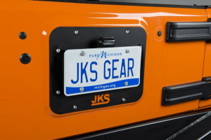 JKS Rear License Plate Relocation Kit w/Light - JK