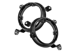 Oracle Lighting 7in High Powered LED Headlights (Pair) - Black Bezel - Dynamic ColorSHIFT - JT/JL