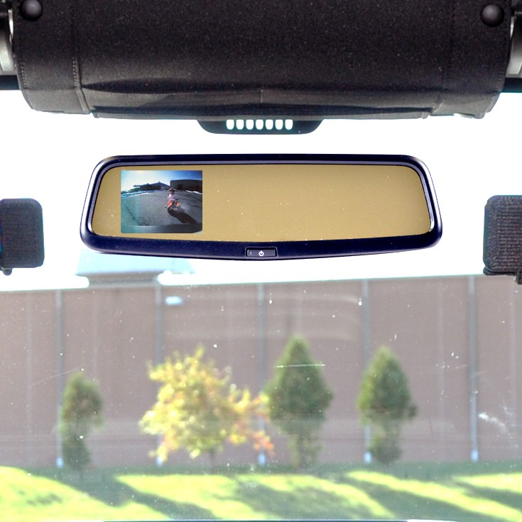 Brandmotion Rear Vision System w/Mirror Display - JK