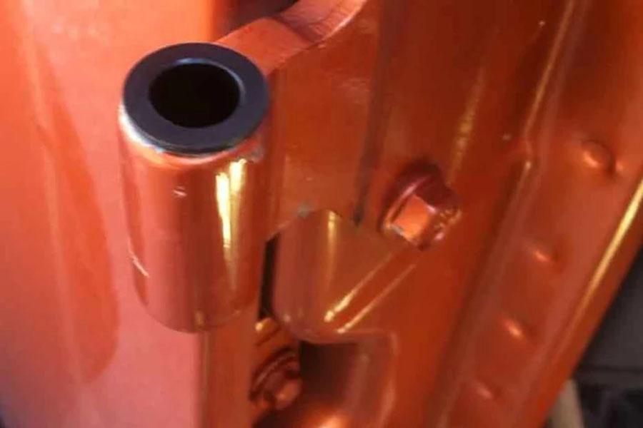 Kentrol Black Delrin Door Hinge Liners - JK 2DR