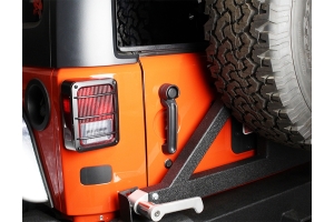 Kentrol Taillight Guard Set - Textured Black  - JK 