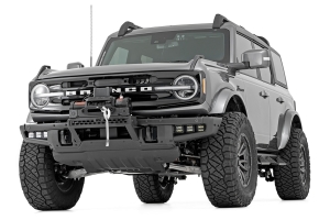 Rough Country High Winch Mount w/ PRO9500S Winch - Bronco 2021+ w/ Factory Steel Bumper